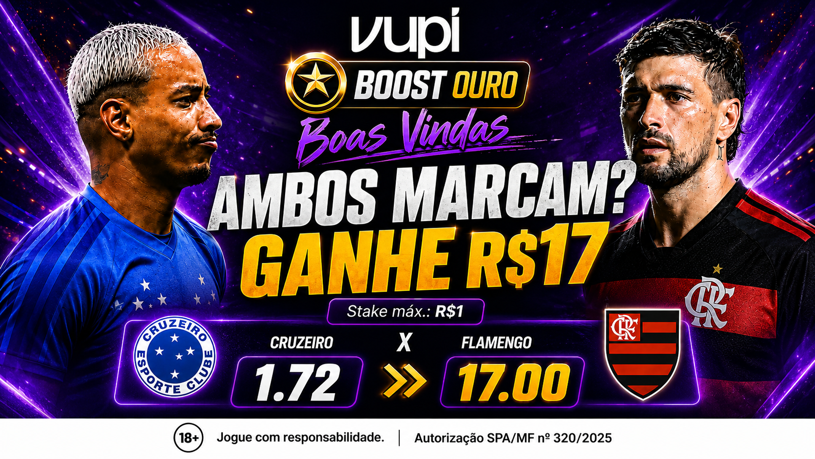 Boas Vindas - Ambos Marcam - Cru x Fla