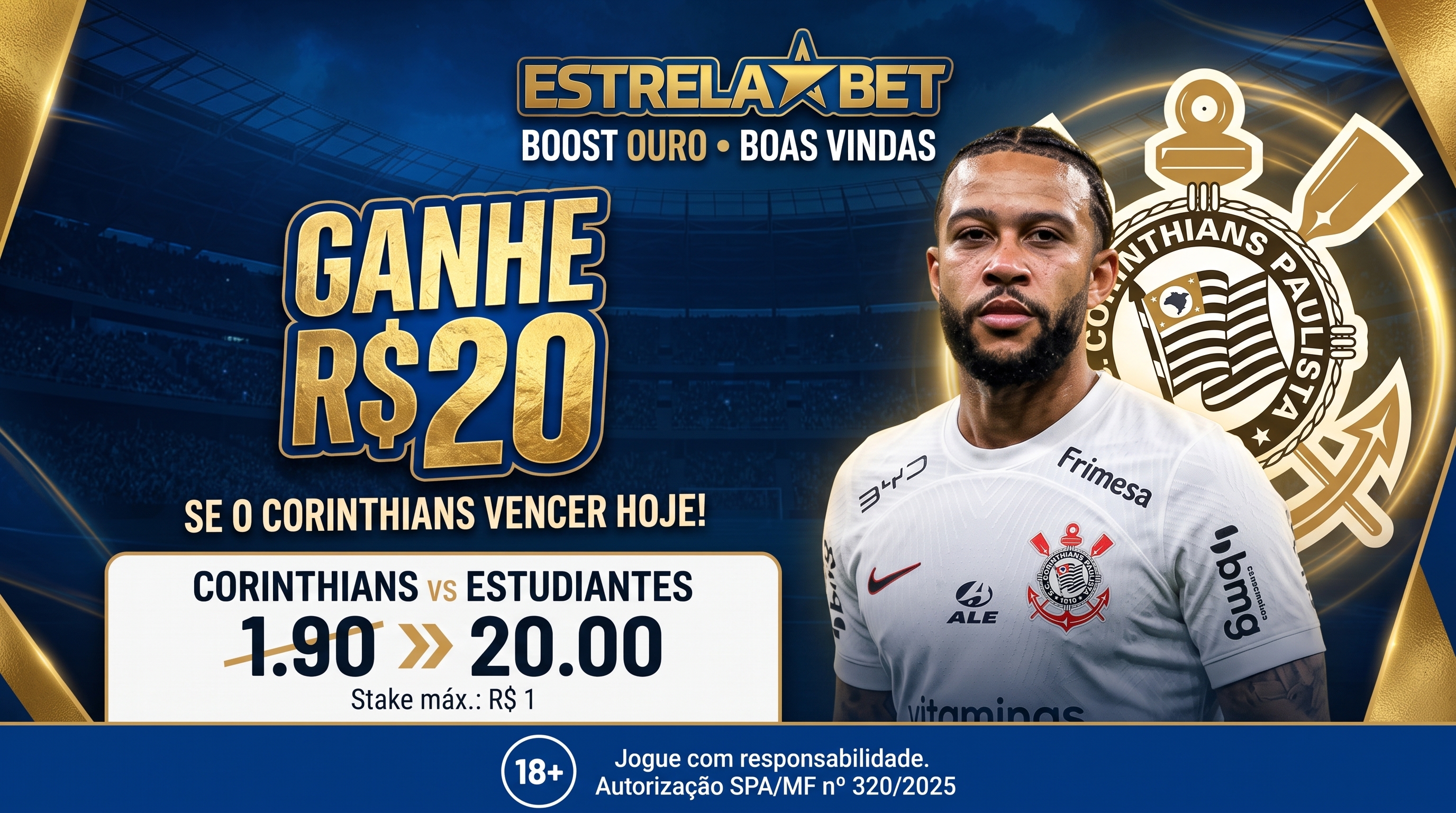 Estrela Bet - Boas Vindas
